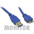 Kabel USB A (M) – micro USB B (M) WERSJA 3.0 SUPERSPEED 1.8m / KPO2902
