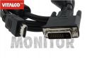 Przewód / Kabel wtyk HDMI – wtyk DVI (24+1) DSKDV20 1,8m