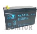 Akumulator MW 12V 7,2Ah 4,8mm MW 7,2-12/MW 7,2-12L