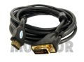 Przewód / Kabel wtyk HDMI  – wtyk DVI HD9 GOLD V1.3b 5m  
