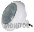 Lampka nocna 8 LED z czujnikiem zmierzchowym  / P3304 typ LX-LD-108P