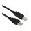 Przyłącze USB A (M) - USB B (M) 3m WERSJA 2.0 CZARNY / CABLE-141/3HS 