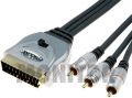PRZEWÓD / KABEL Prolink Exclusive SCART (Euro) – 3RCA In Out  TCV 7420 1,2m